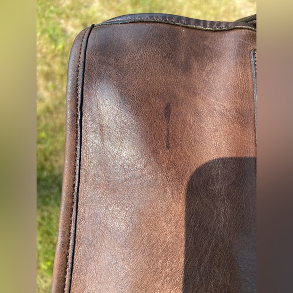 VINTAGE COACH BAG SLIM SATCHEL NYC MAHOGANY - Picture 11 of 16